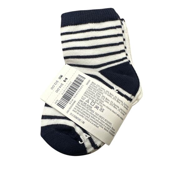 Janie and Jack Stripe and Tiger Sock 2-Pack Size 3-6 months New with tags - Picture 2 of 3
